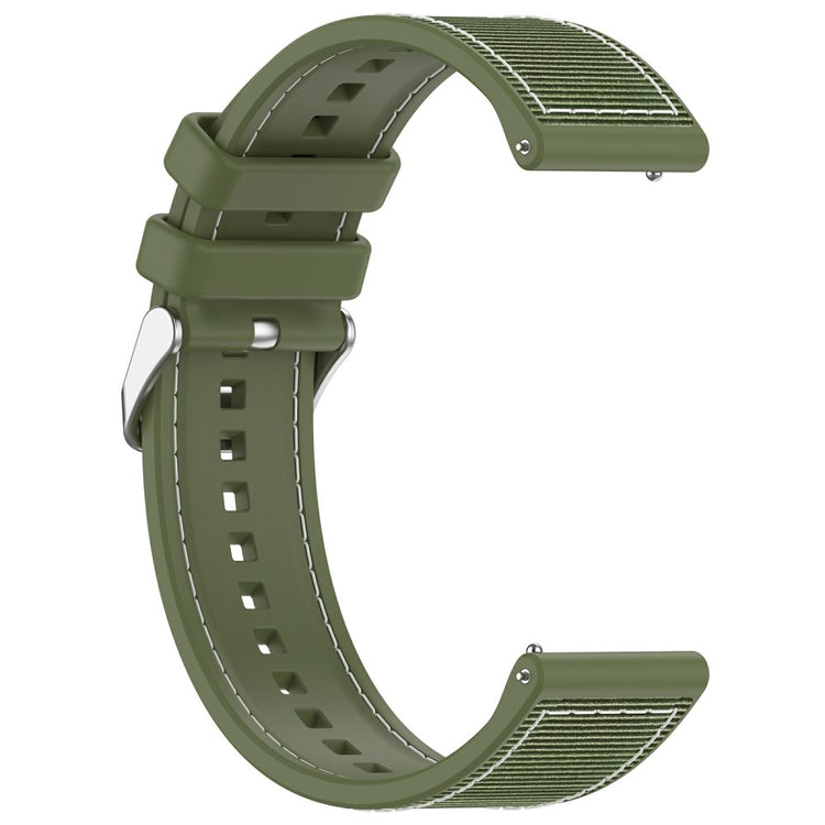 Mega Sweet Smartwatch Silicone And Nylon Universel Strap - Green#serie_4