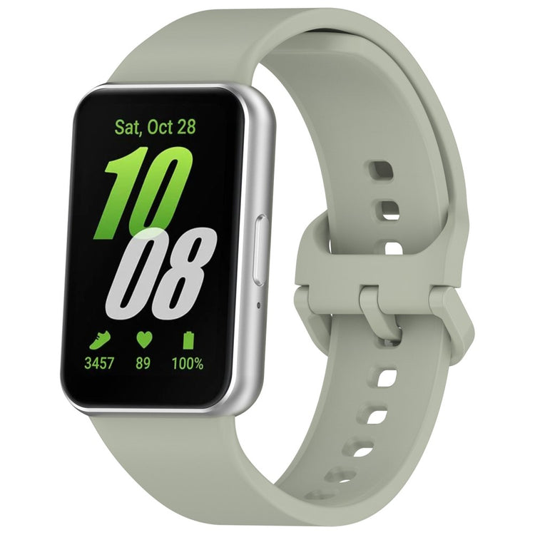 Super Pleasant Samsung Galaxy Fit 3 Silicone Strap - Green#serie_7