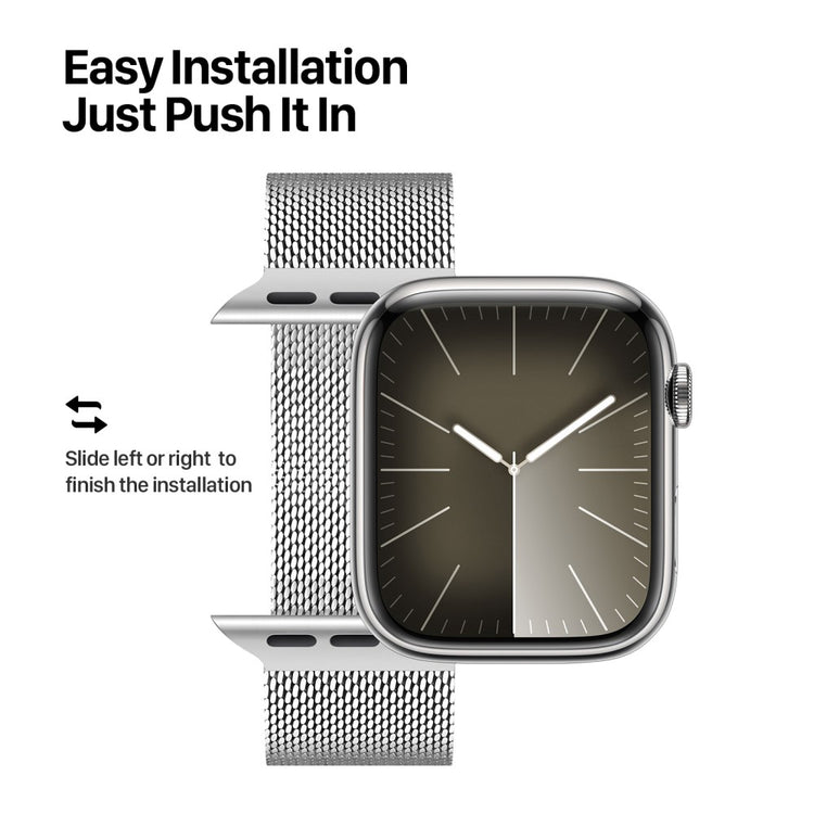 Nice Apple Smartwatch Metal Universel Strap - Silver#serie_4