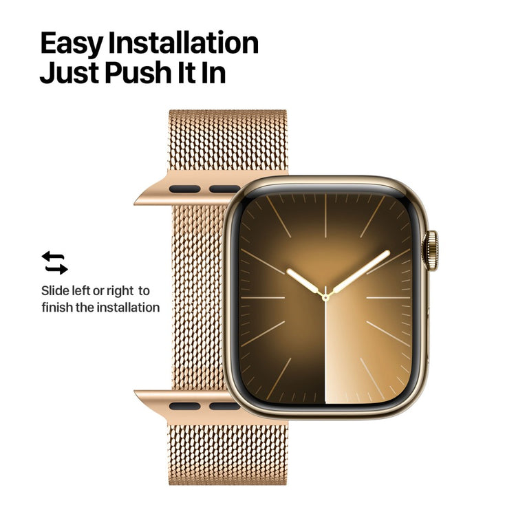 Very Elegant Apple Smartwatch Metal Universel Strap - Gold#serie_2