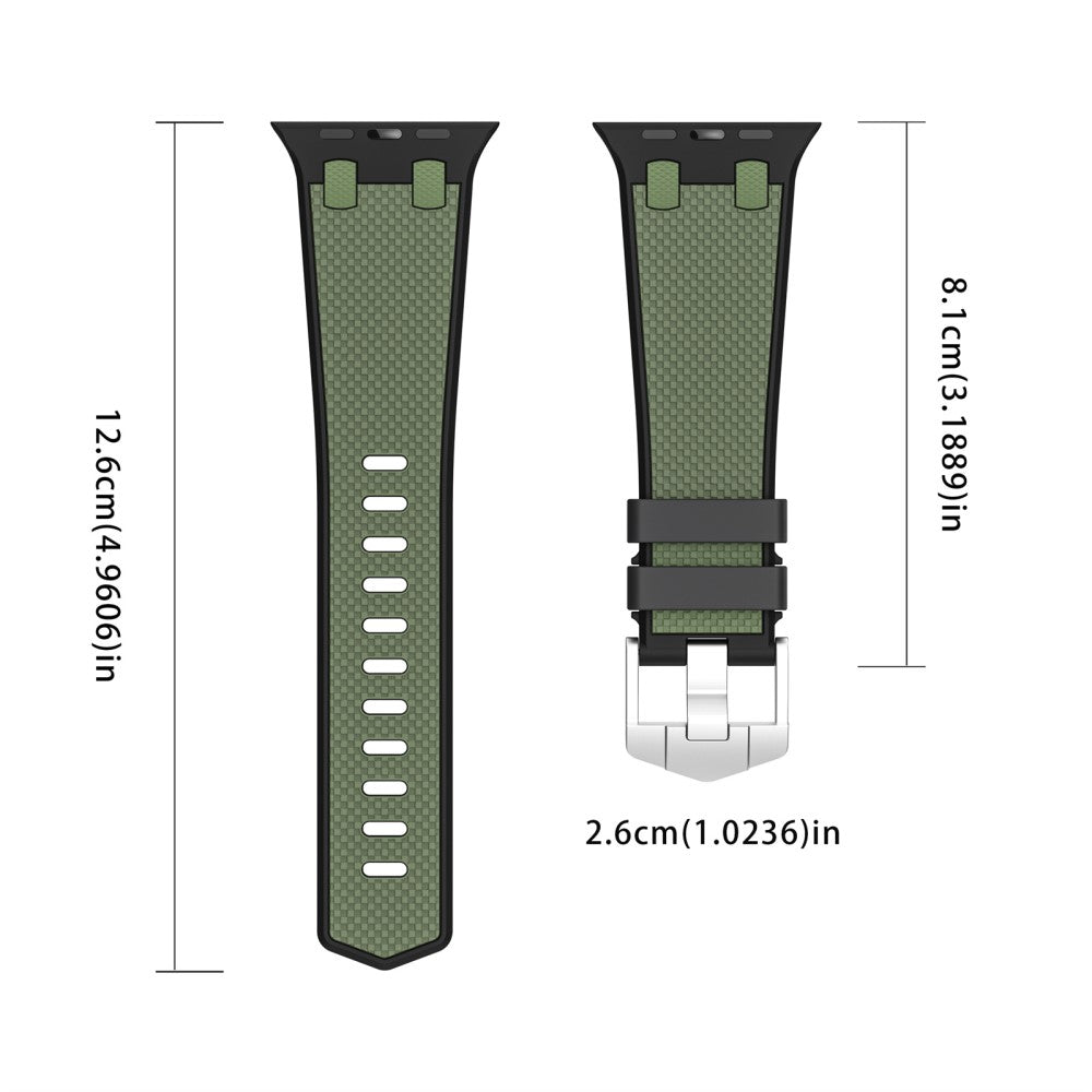 Super Neat Apple Smartwatch Silicone Universel Strap - Green#serie_4