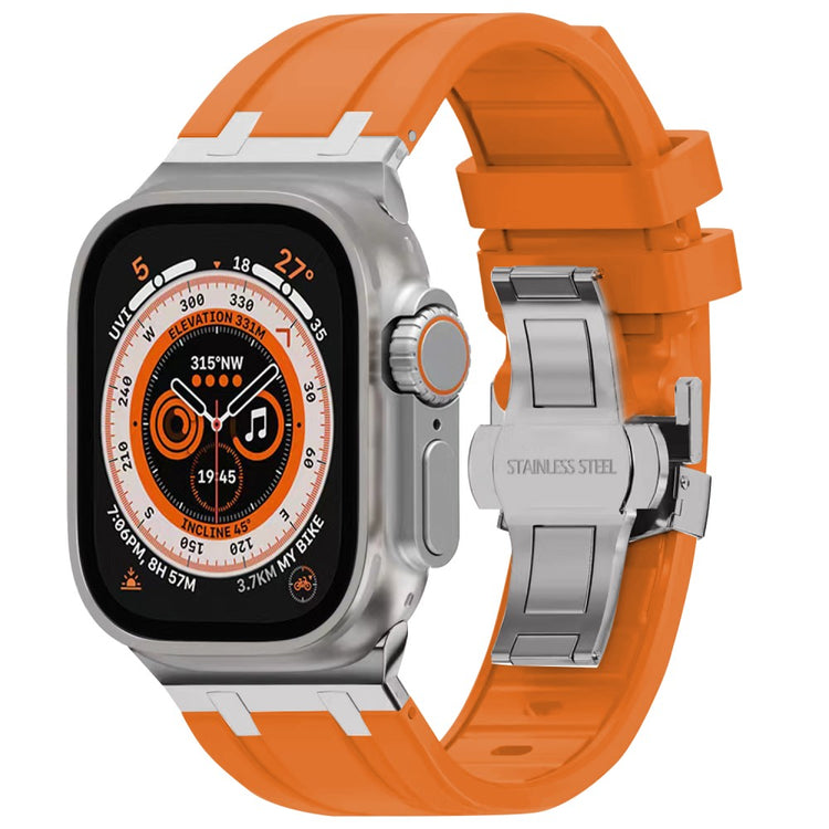 Very Fashionable Apple Smartwatch Silicone Universel Strap - Orange#serie_3