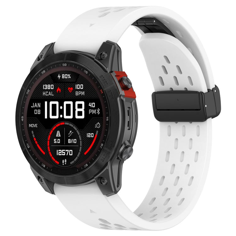 Very Nice Garmin Smartwatch Silicone Universel Strap - White#serie_2
