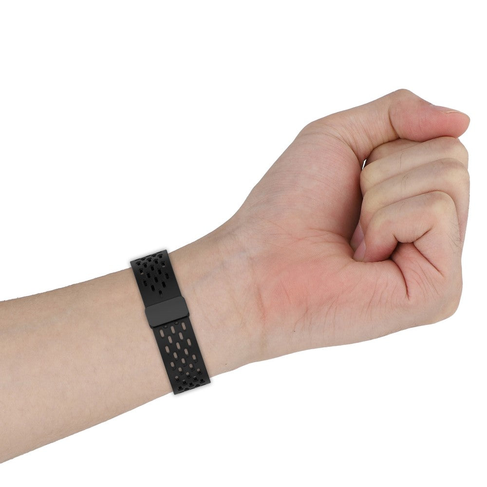 Really Beautiful Garmin Smartwatch Silicone Universel Strap - Black#serie_1