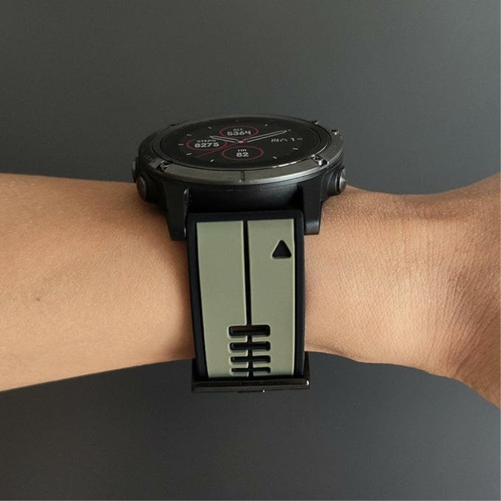 Very Stylish Garmin Smartwatch Silicone Universel Strap - Blue#serie_1
