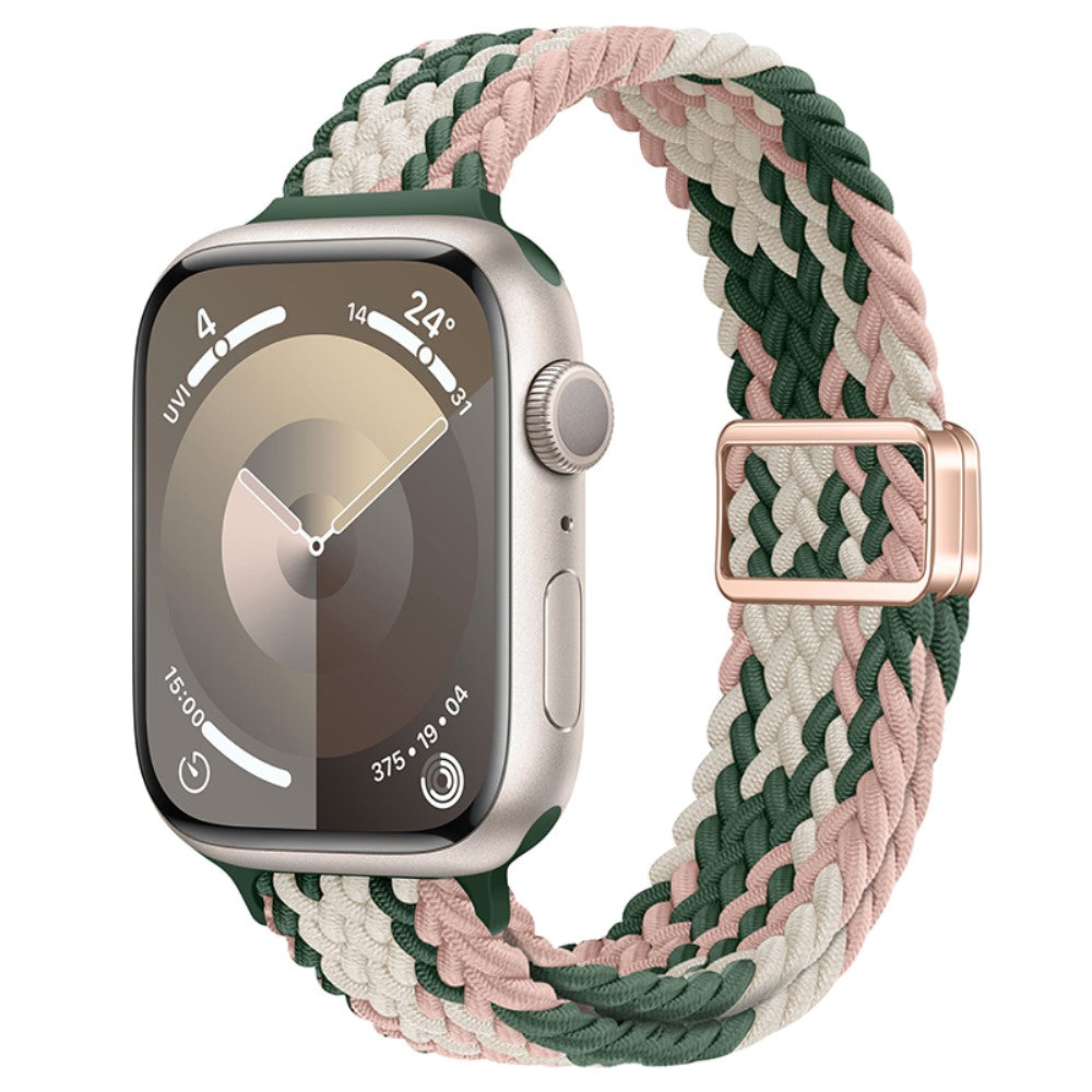 Super Fantastic Apple Smartwatch Nylon Universel Strap - Green#serie_6