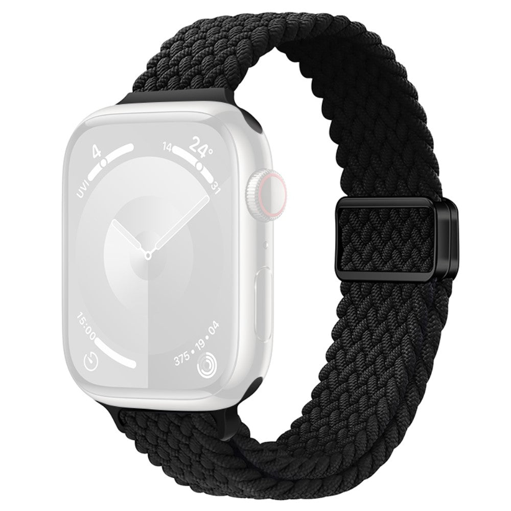 Incredibly Pleasant Apple Smartwatch Nylon Universel Strap - Black#serie_11