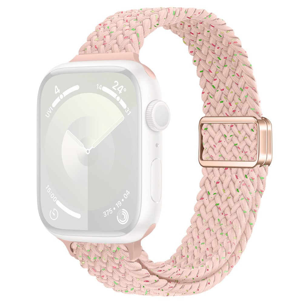 Incredibly Pleasant Apple Smartwatch Nylon Universel Strap - Pink#serie_16