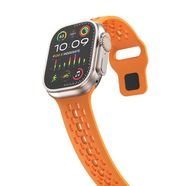 Very Elegant Apple Smartwatch Silicone Universel Strap - Orange#serie_1