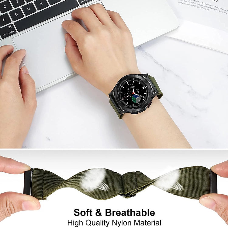 Remarkably Lovely Smartwatch Nylon Universel Strap - Black#serie_1