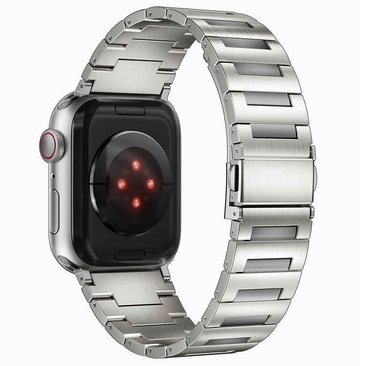 Tough Apple Smartwatch Metal Universel Strap - Silver#serie_387