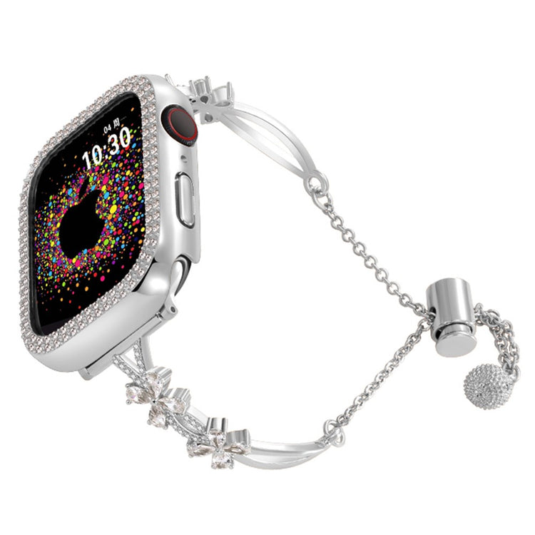 Absolutely Nice Apple Smartwatch Rhinestone Universel Strap - Silver#serie_4