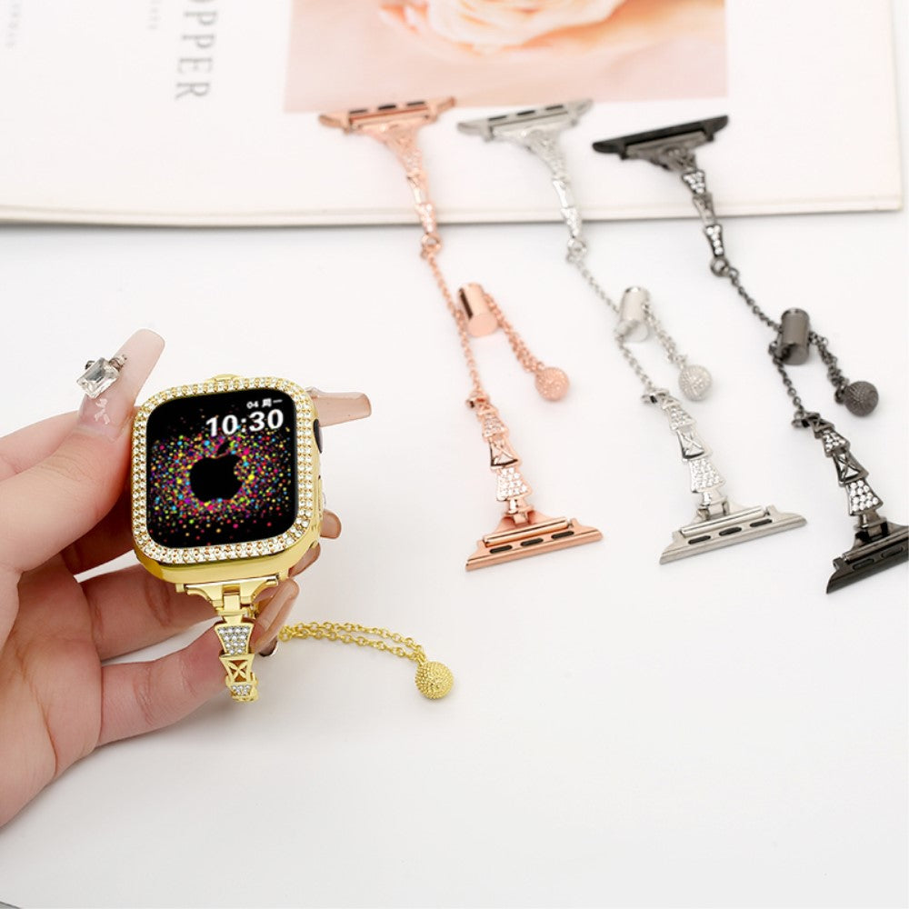 Super Cool Apple Smartwatch Rhinestone Universel Strap - Gold#serie_2