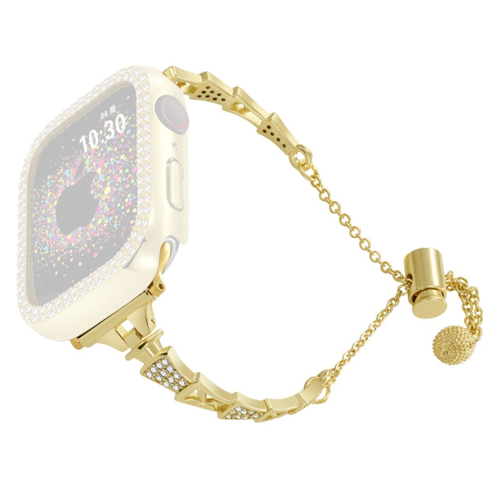 Delightful Apple Smartwatch Rhinestone Universel Strap - Gold#serie_2