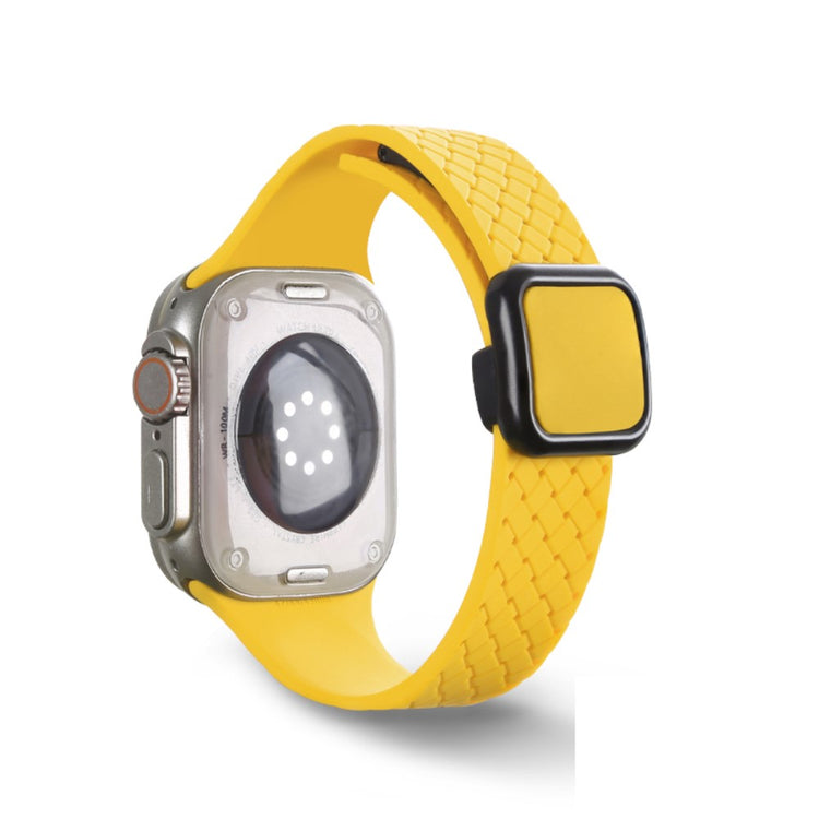 Super Comfortable Apple Smartwatch Silicone Universel Strap - Yellow#serie_5