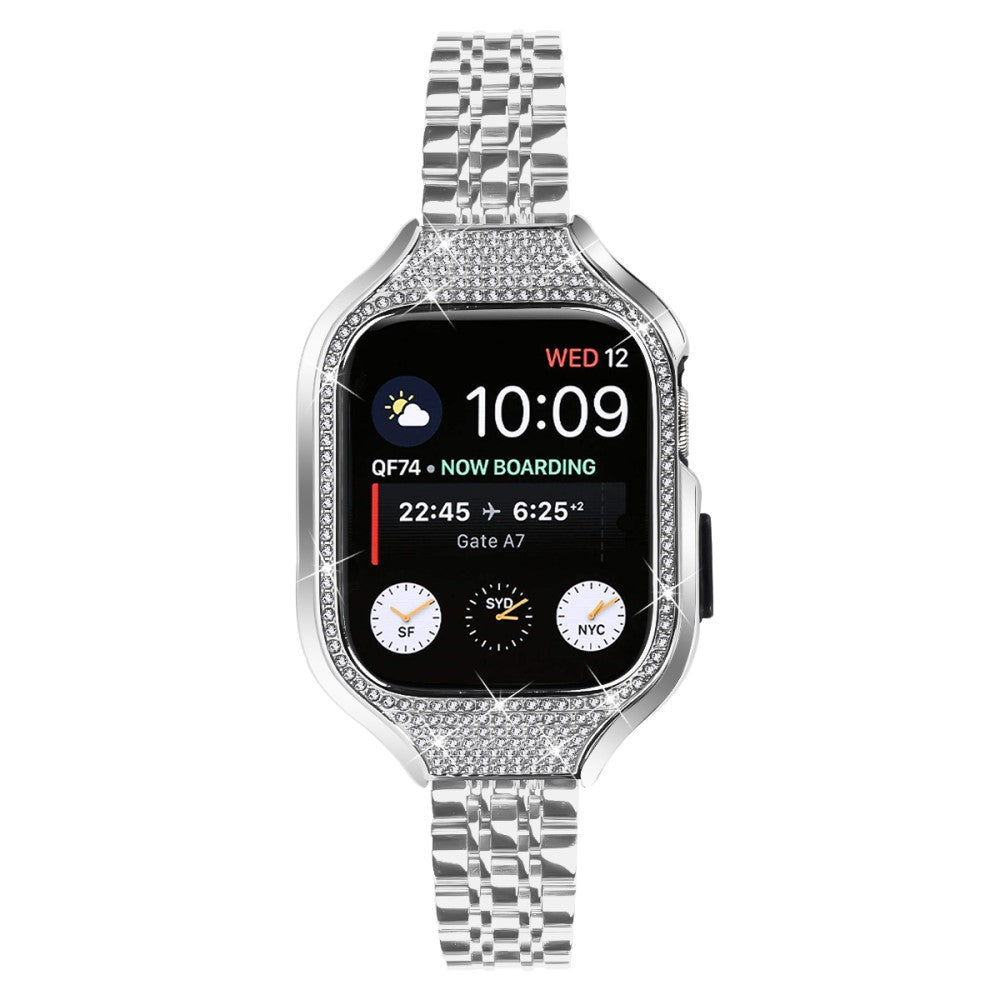 Eminent Apple Smartwatch Rhinestone Universel Strap - Silver#serie_366