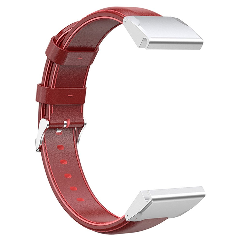 Wonderful Garmin Smartwatch Genuine Leather Universel Strap - Red#serie_4