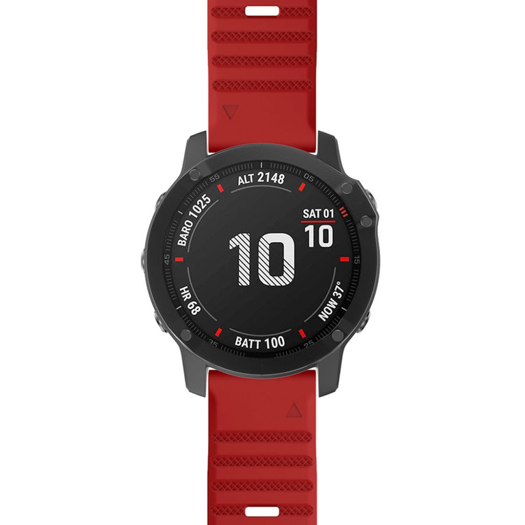 Really Beautiful Garmin Smartwatch Silicone Universel Strap - Red#serie_5