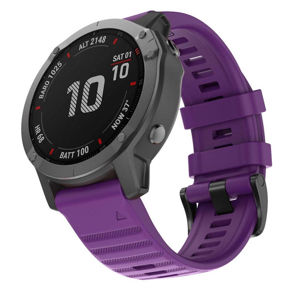 Really Beautiful Garmin Smartwatch Silicone Universel Strap - Purple#serie_15