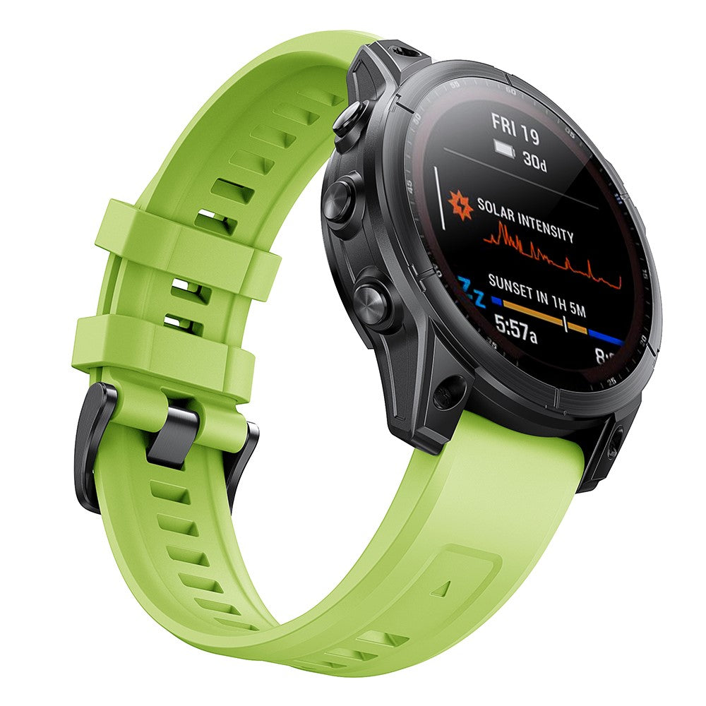 Mega Agreeable Garmin Smartwatch Silicone Universel Strap - Green#serie_7