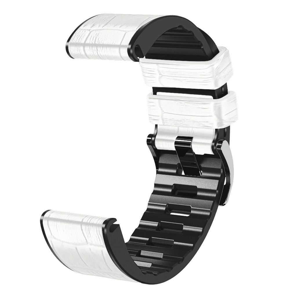 Very Stylish Garmin Smartwatch Silicone Universel Strap - White#serie_2