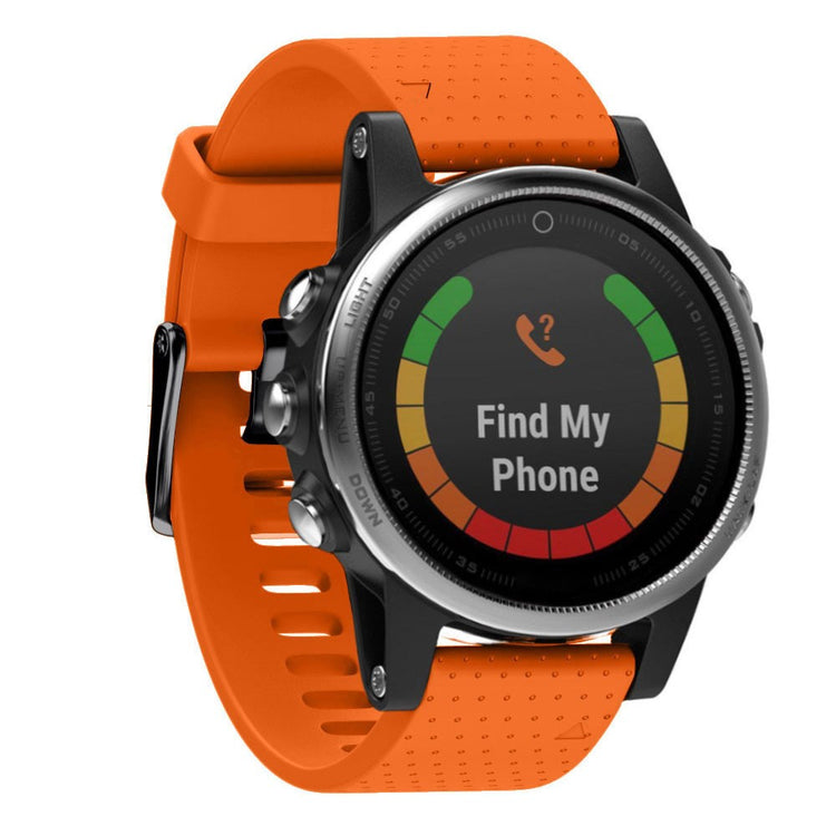 Mega Pleasant Garmin Smartwatch Silicone Universel Strap - Orange#serie_4