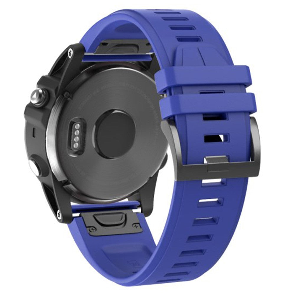 Super Stylish Garmin Smartwatch Silicone Universel Strap - Blue#serie_3