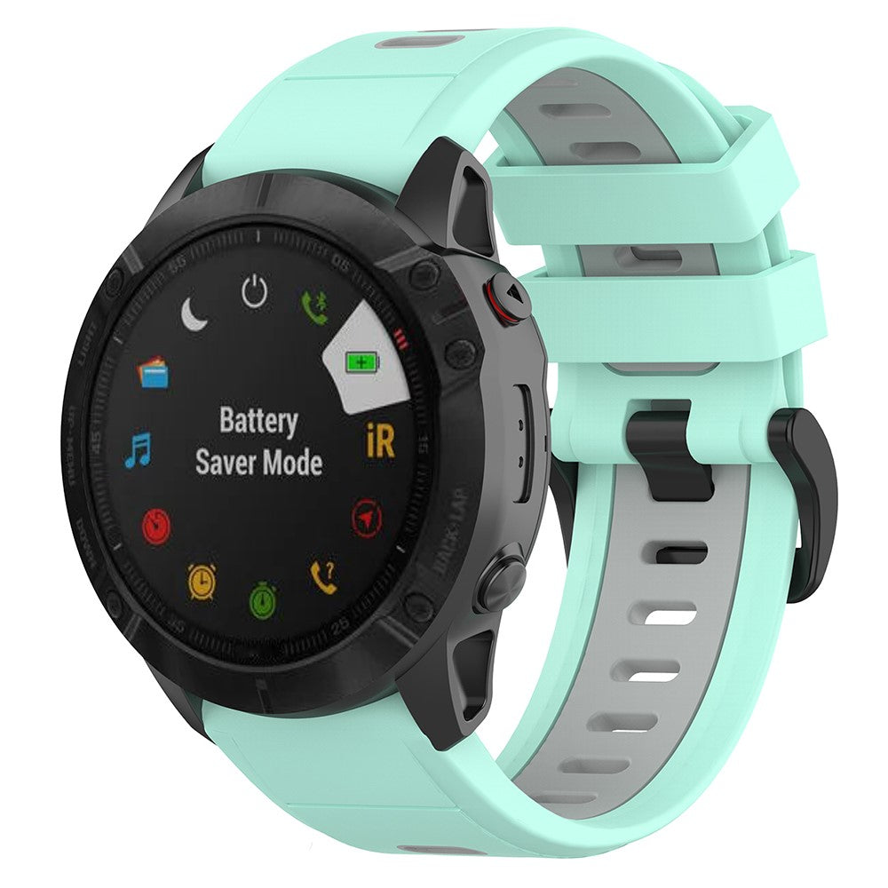 Comfortable Garmin Smartwatch Silicone Universel Strap - Green#serie_7