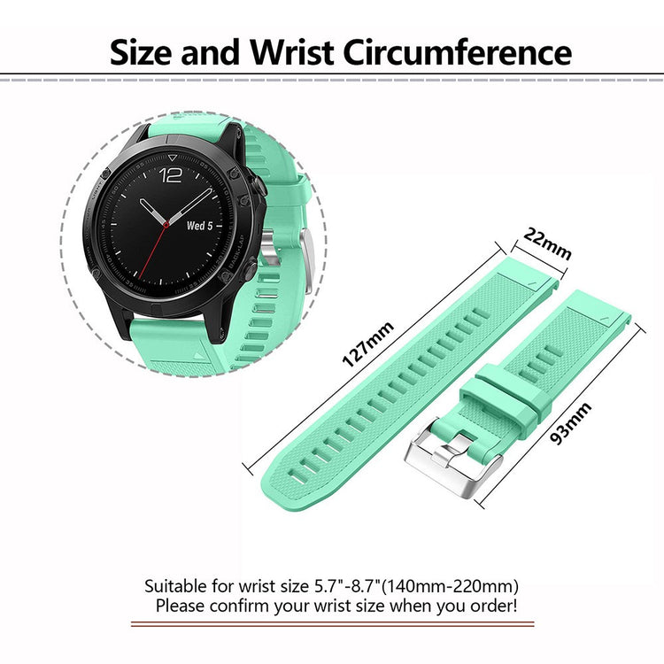 Very Pleasant Garmin Smartwatch Silicone Universel Strap - Orange#serie_4