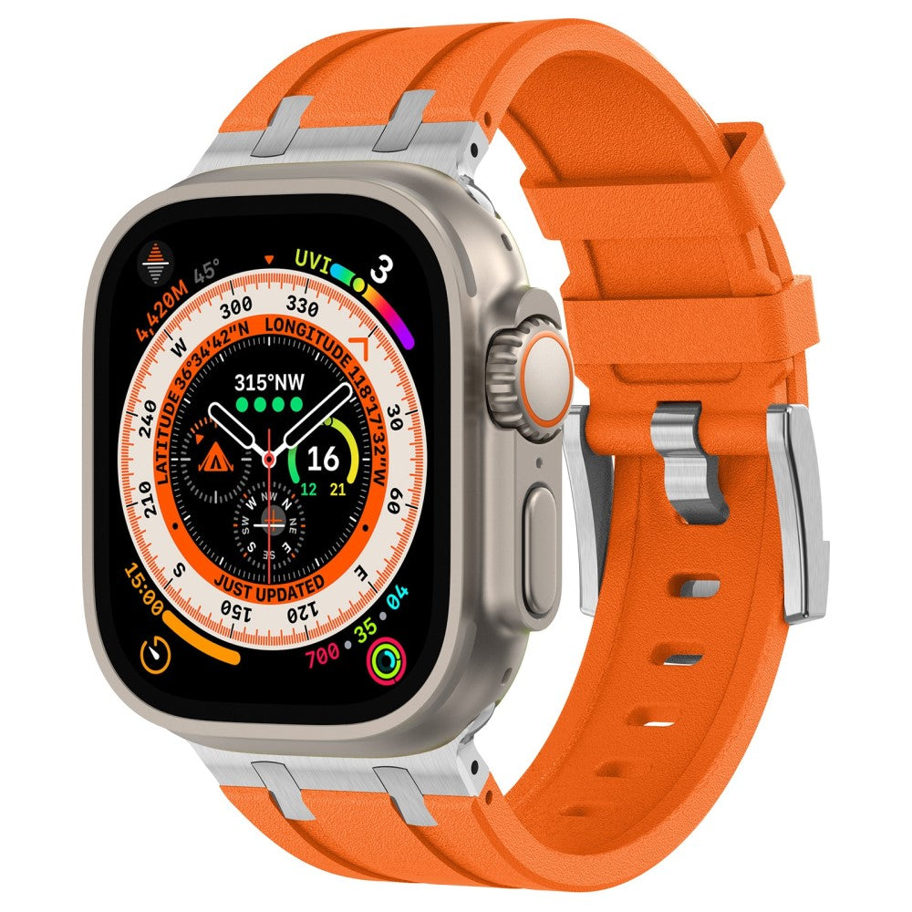 Comfortable Apple Smartwatch Silicone Universel Strap - Orange#serie_12