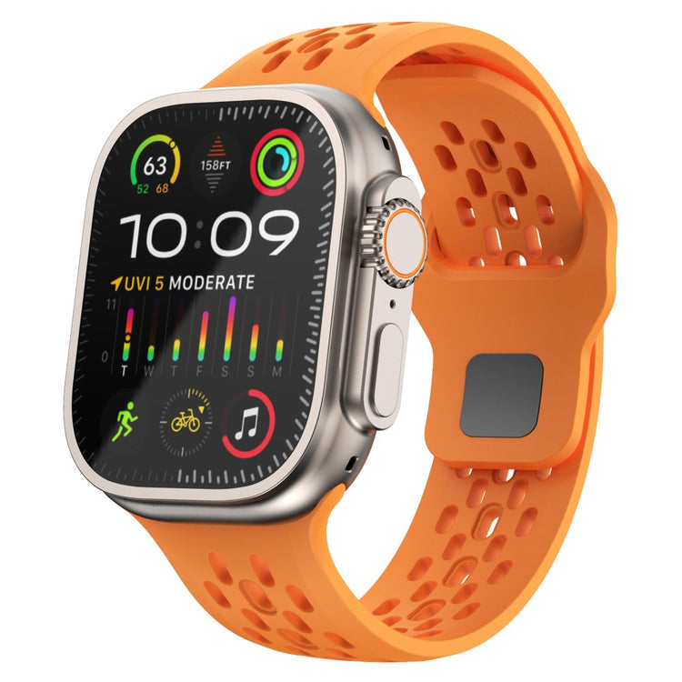 Mega Fashionable Apple Smartwatch Silicone Universel Strap - Orange#serie_2