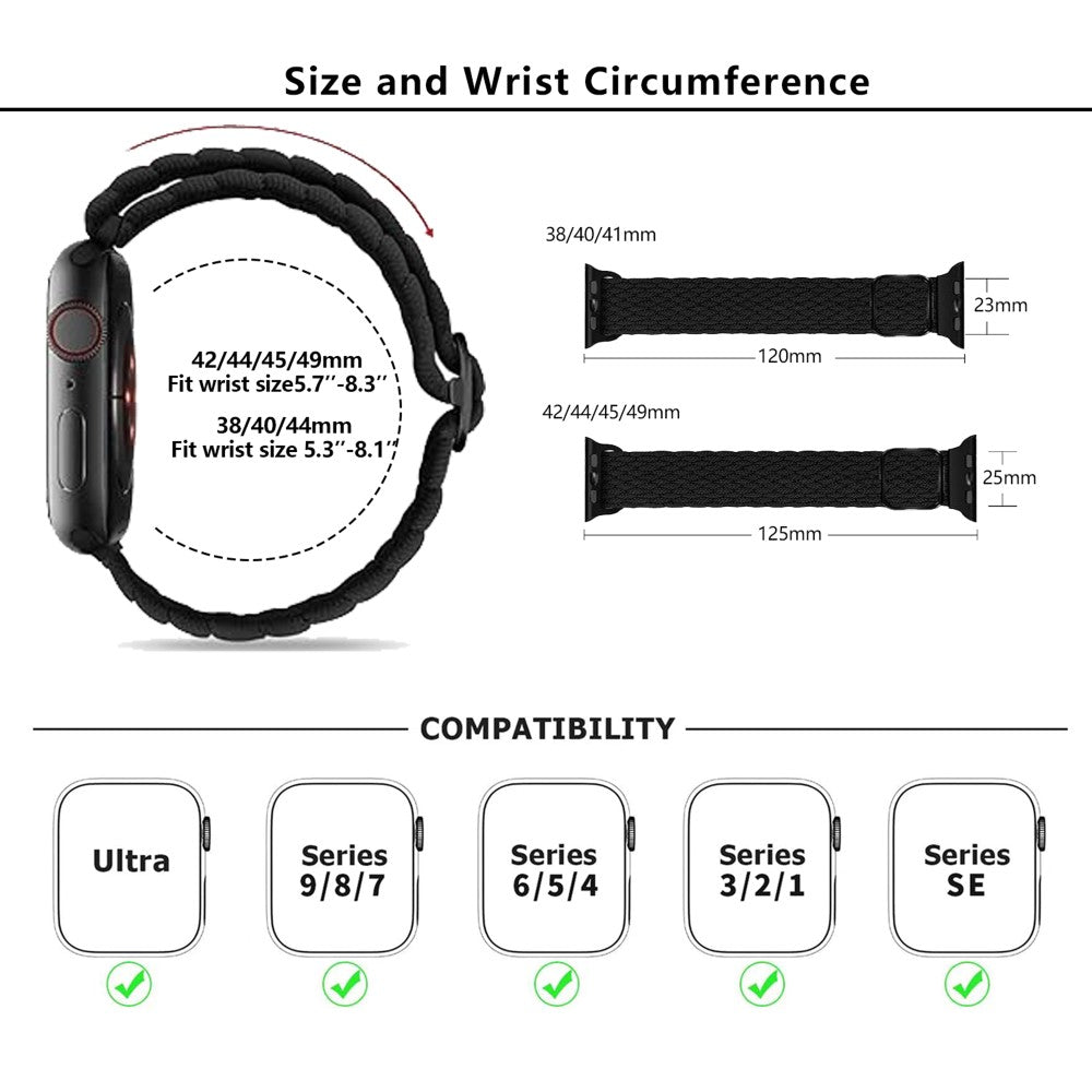 Very Elegant Apple Smartwatch Nylon Universel Strap - Multicolor#serie_10