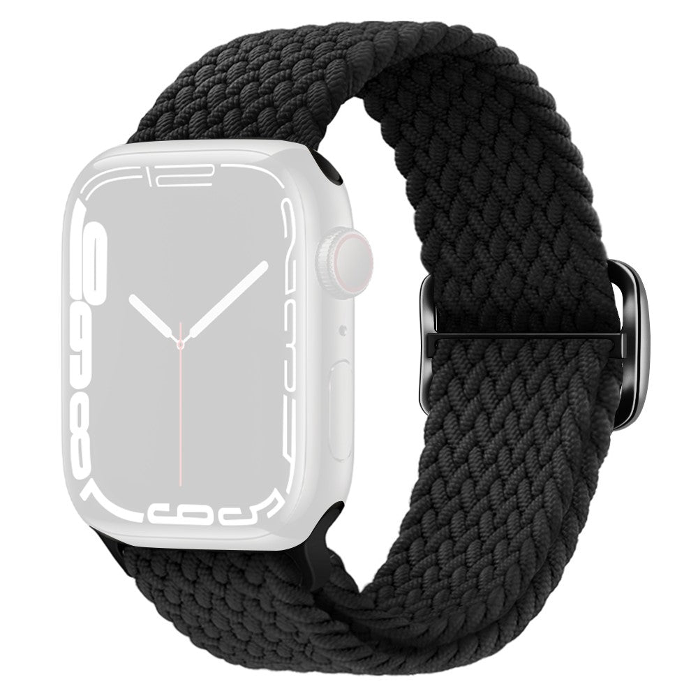 Remarkably Durable Apple Smartwatch Nylon Universel Strap - Black#serie_1