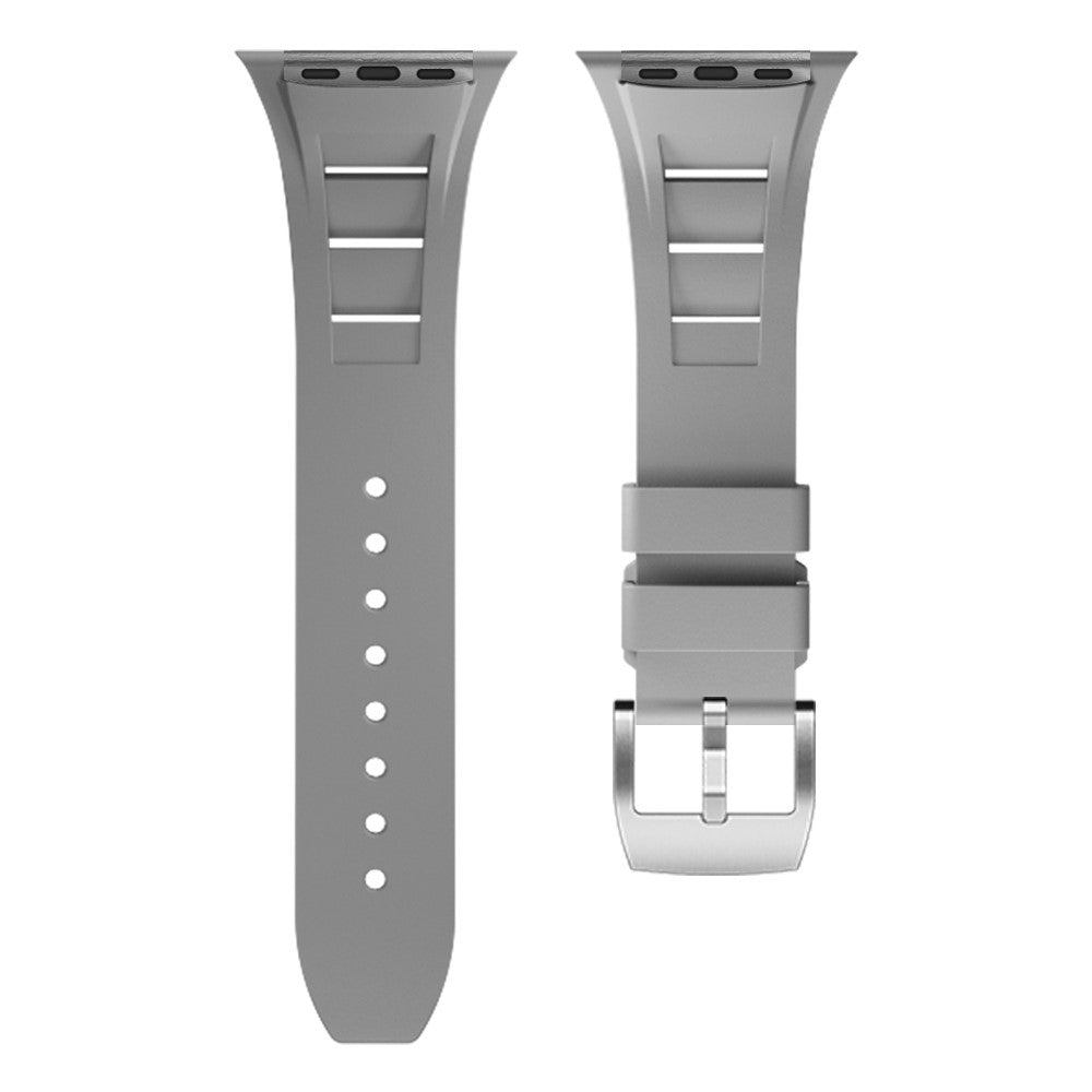 Very Beautiful Apple Smartwatch Silicone Universel Strap - Silver#serie_4