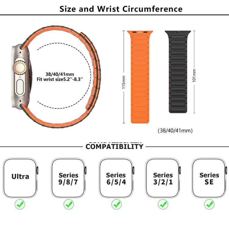 Super Agreeable Apple Smartwatch Silicone Universel Strap - Silver#serie_3