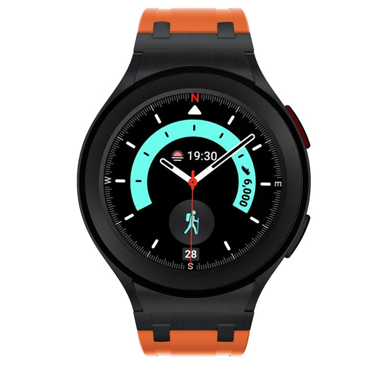 Samsung Galaxy Watch 5 (40mm) / Samsung Galaxy Watch 6 Classic (43mm) Silicone Universel Strap - Orange#serie_2