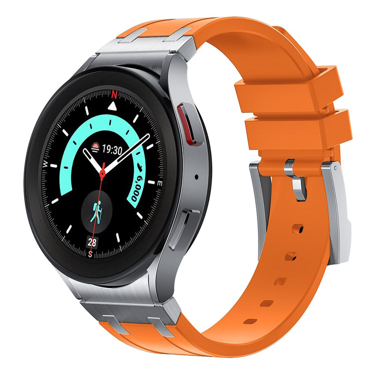 Samsung Galaxy Watch 5 (40mm) / Samsung Galaxy Watch 6 Classic (43mm) Silicone Universel Strap - Orange#serie_8