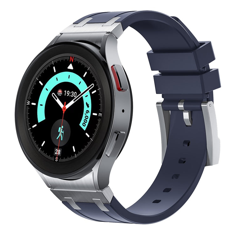 Samsung Galaxy Watch 5 (40mm) / Samsung Galaxy Watch 6 Classic (43mm) Silicone Universel Strap - Blue#serie_10