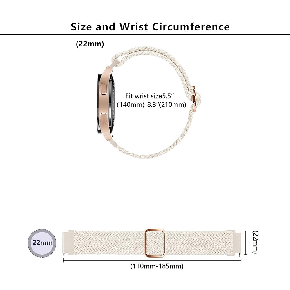 Super Stylish Smartwatch Nylon Universel Strap - Multicolor#serie_16