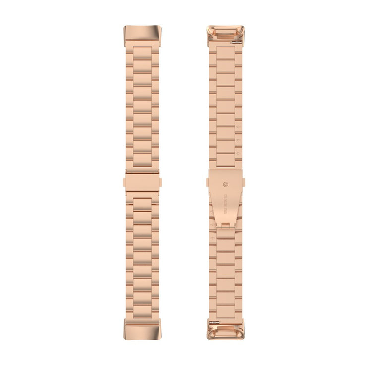 Incredibly Strong Fitbit Charge 5 Metal Strap - Pink#serie_3