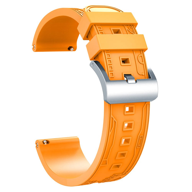 Incredibly Tough Smartwatch Silicone Universel Strap - Yellow#serie_4