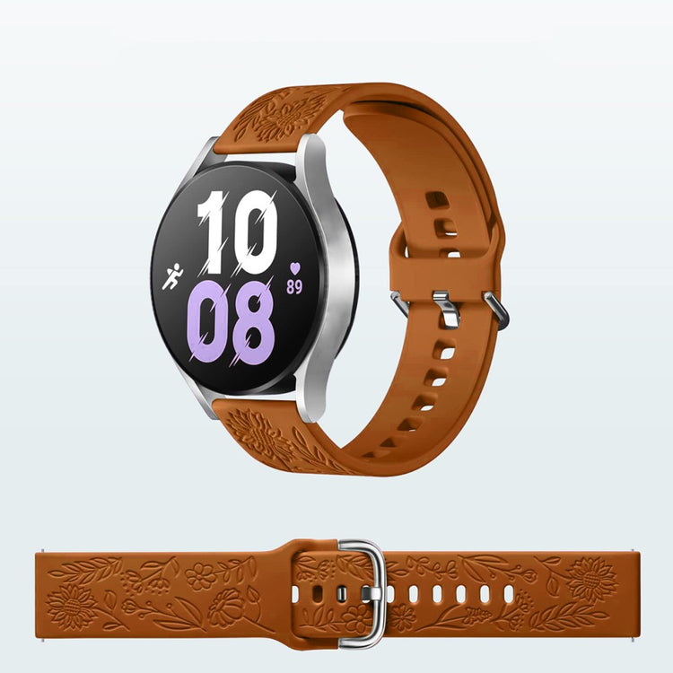 Mega Sweet Smartwatch Silicone Universel Strap - Brown#serie_9