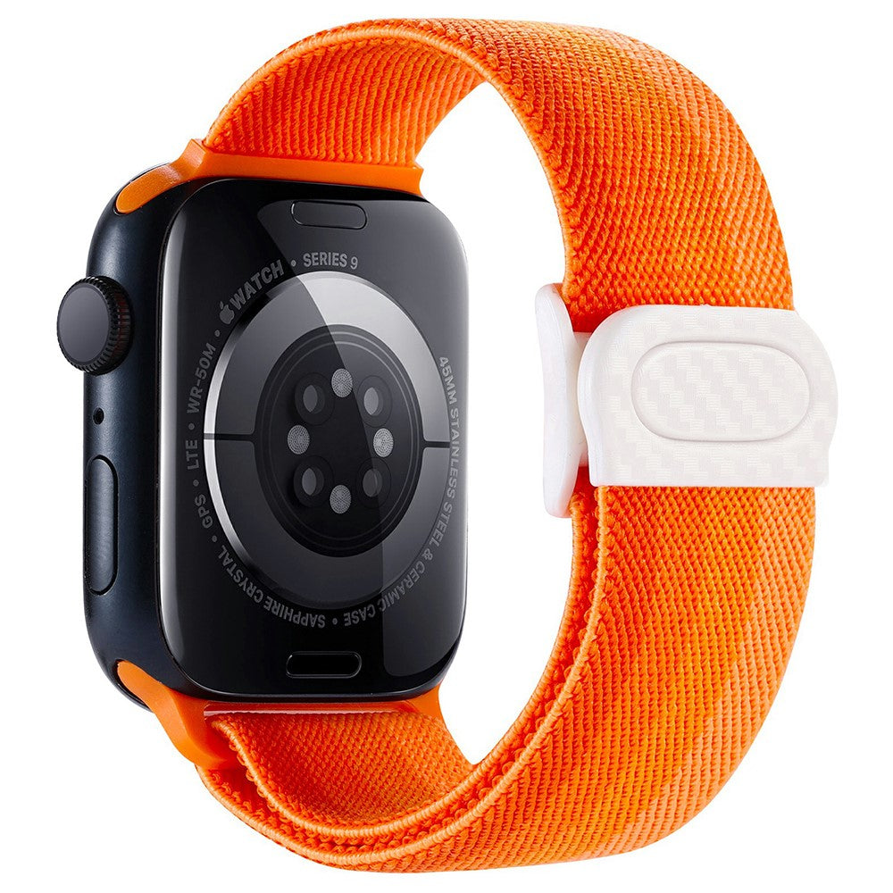 Elegant Apple Smartwatch Nylon Universel Strap - Orange#serie_11