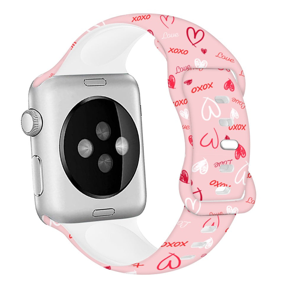 Very Elegant Apple Smartwatch Silicone Universel Strap - Pink#serie_8