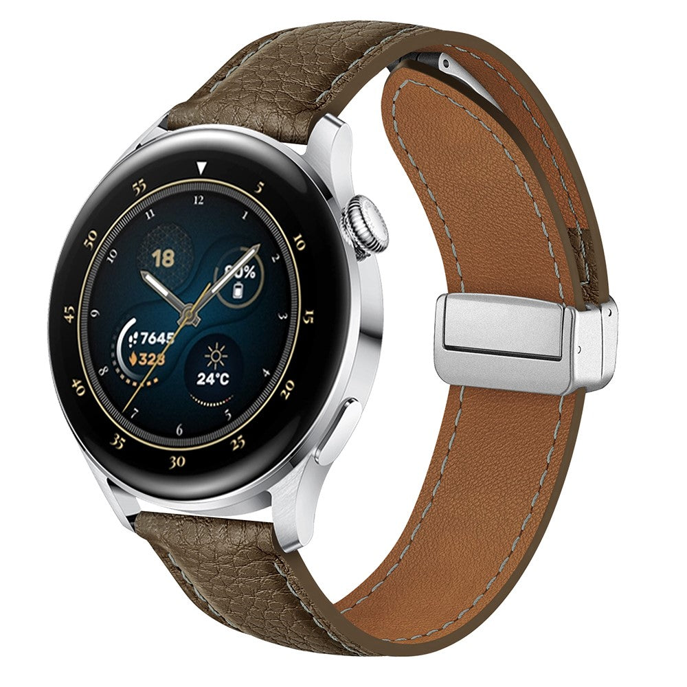 Incredibly Pleasant Smartwatch Pu Leather Universel Strap - Silver#serie_4