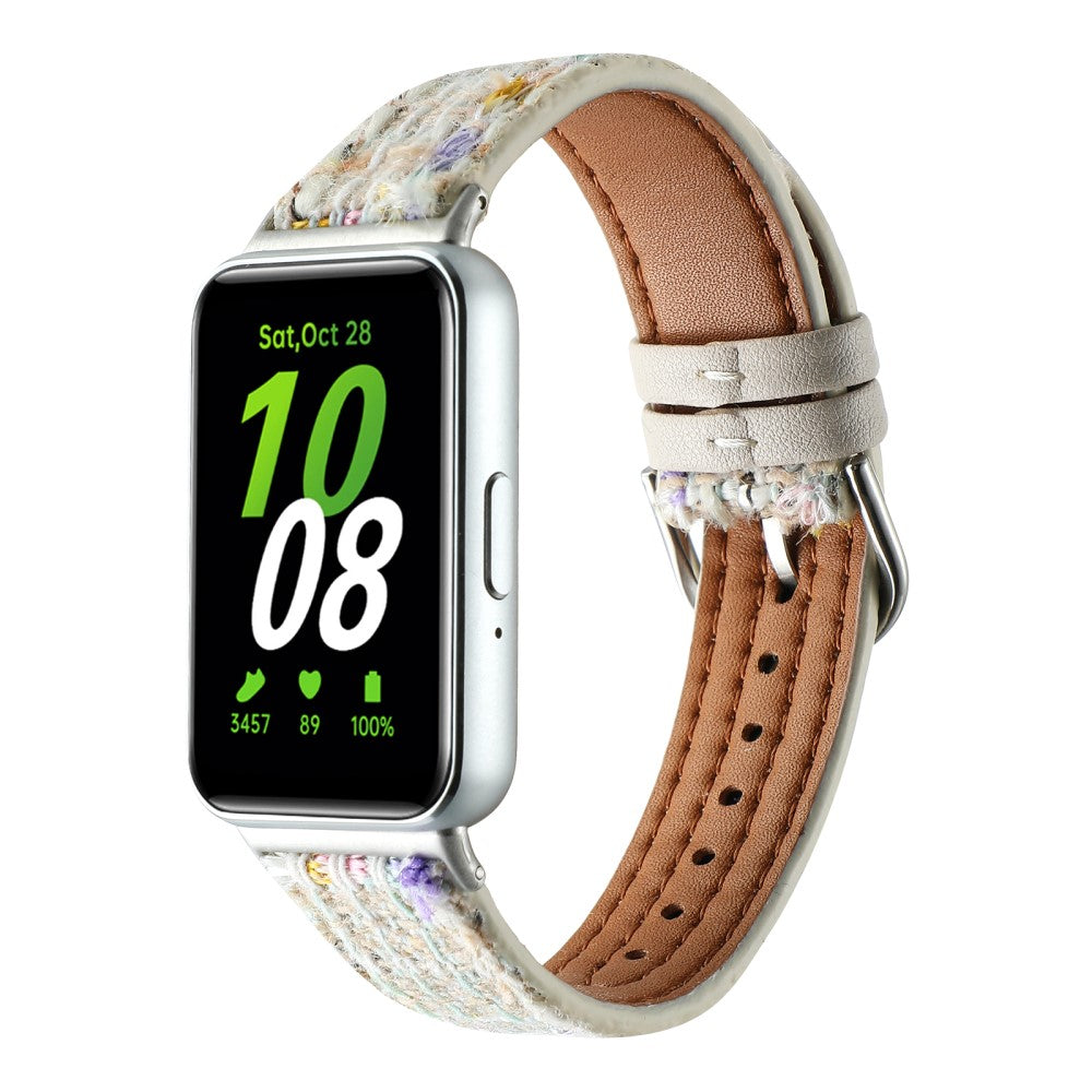 Absolutely Nice Samsung Galaxy Fit 3 Felt Strap - White#serie_1