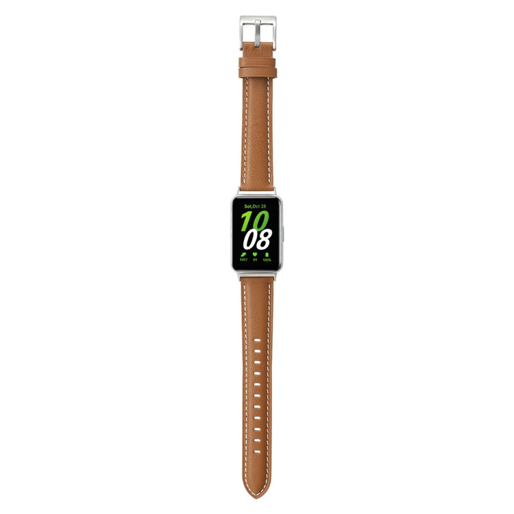 Very Tough Samsung Galaxy Fit 3 Genuine Leather Strap - Brown#serie_13