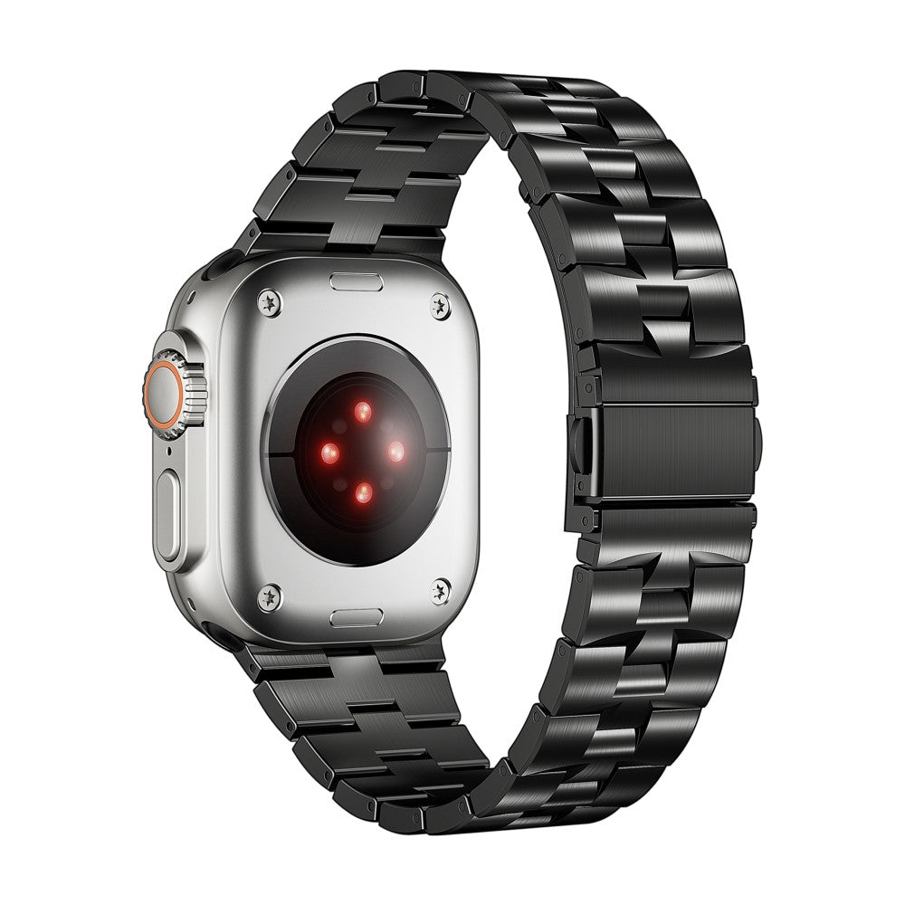 Super Stylish Apple Smartwatch Metal Universel Strap - Black#serie_1