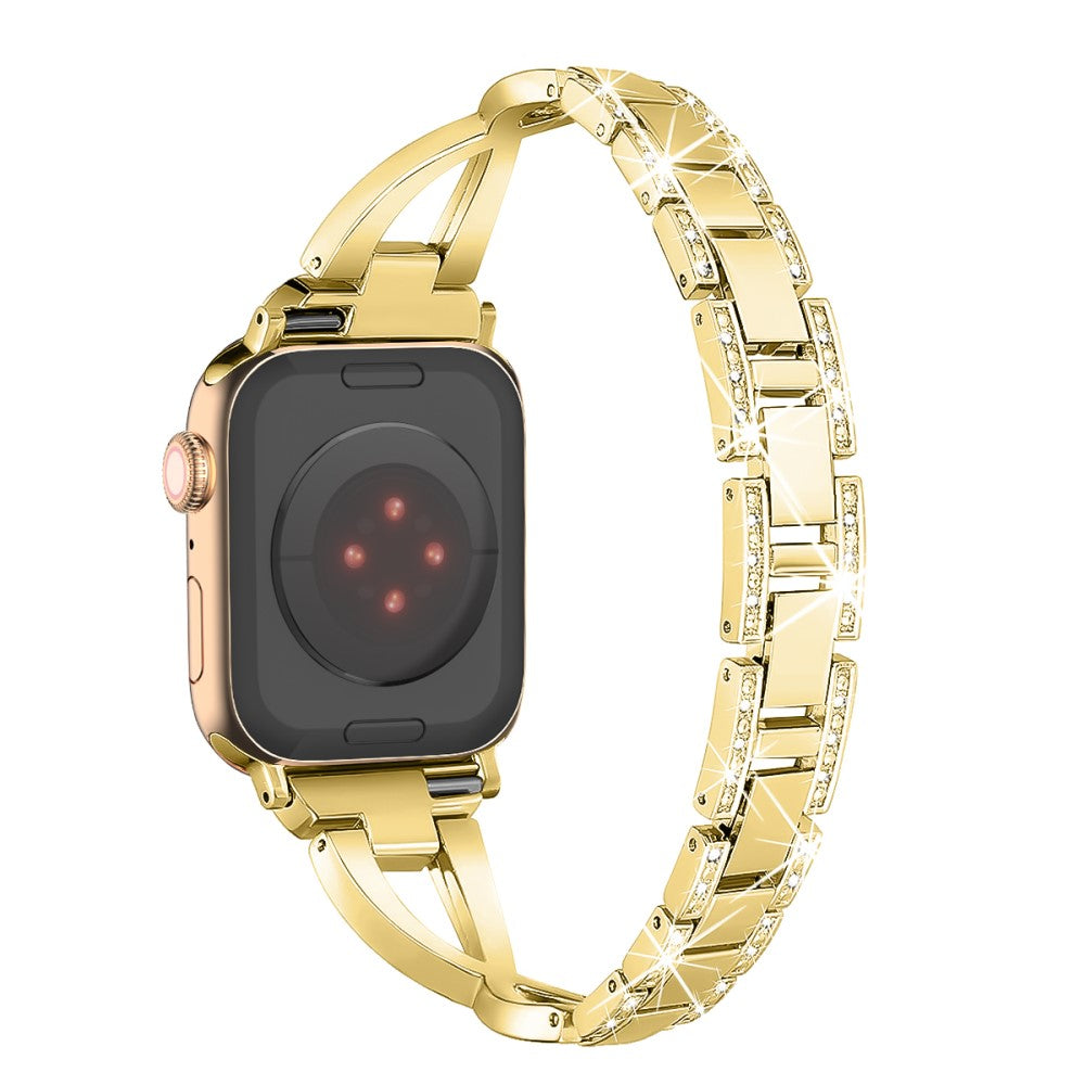 Super Reliable Apple Smartwatch Rhinestone Universel Strap - Gold#serie_2