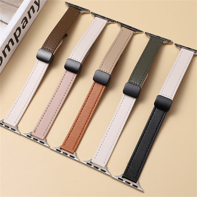 Strong Apple Smartwatch Pu Leather Universel Strap - White#serie_2